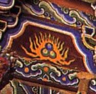Орнаменты на Шаолиньском храме (Китай)
